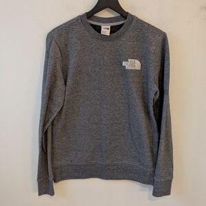 North Face Mens Grey Cotton Campshire Crewneck Gorpcore Sweatshirt Small